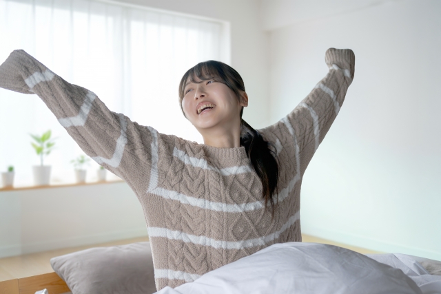 さわやかな目覚め