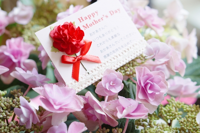 母の日の紫陽花